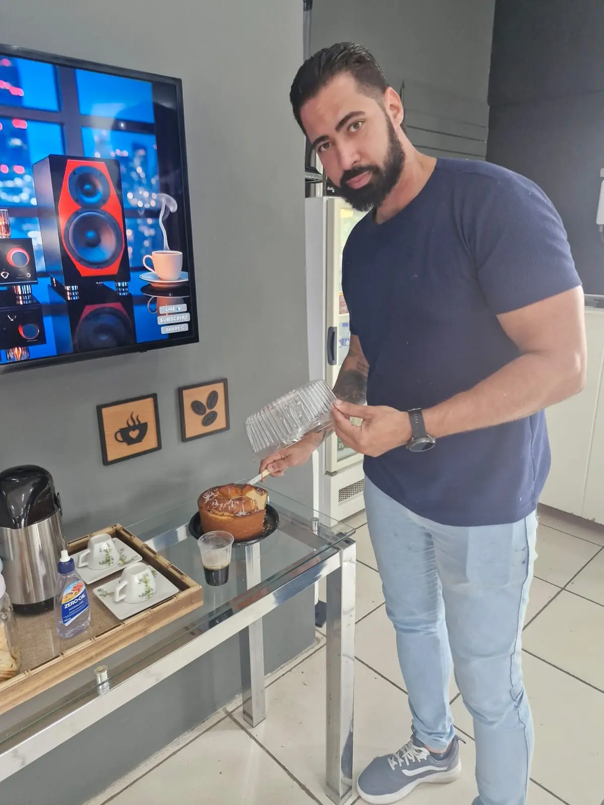 café quentinho para clientes bairro roosevelt barbearia siqueira